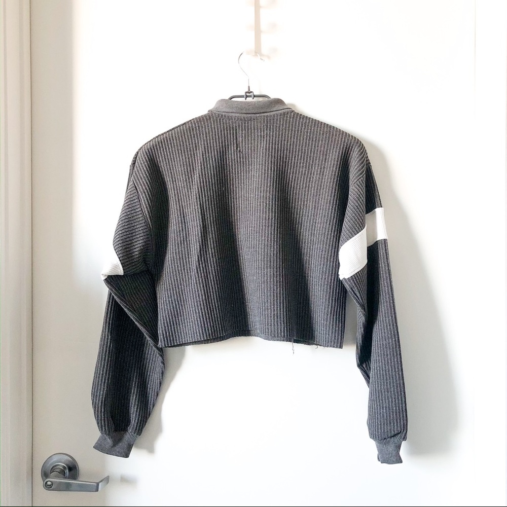 Vintage henley polo long sleeve sweater - Picture 2 of 4